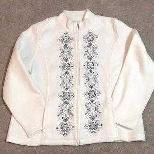 Alfred Dunner Front Zip Fleece